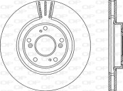 BDA2209.20 Brzdový kotouč OPEN PARTS