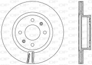 BDA2558.20 Brzdový kotouč OPEN PARTS