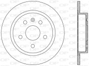 BDR2508.10 Brzdový kotouč COATED OPEN PARTS