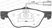 BPA0589.21 Sada brzdových destiček, kotoučová brzda OPEN PARTS