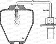 BPA0752.22 Sada brzdových destiček, kotoučová brzda OPEN PARTS