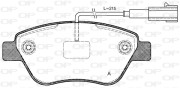 BPA0858.11 Sada brzdových destiček, kotoučová brzda OPEN PARTS