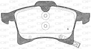 BPA1036.02 Sada brzdových destiček, kotoučová brzda OPEN PARTS