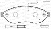 BPA1237.01 Sada brzdových destiček, kotoučová brzda OPEN PARTS