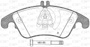 BPA1304.00 Sada brzdových destiček, kotoučová brzda OPEN PARTS