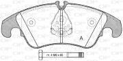 BPA1304.10 Sada brzdových destiček, kotoučová brzda OPEN PARTS