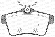 BPA1418.00 Sada brzdových destiček, kotoučová brzda OPEN PARTS