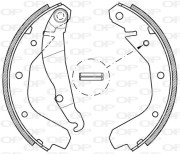 BSA2034.00 Sada brzdových čelistí OPEN PARTS