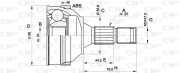 CVJ5176.10 Sada kloubů, hnací hřídel OPEN PARTS