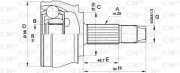 CVJ5239.10 Sada kloubů, hnací hřídel OPEN PARTS