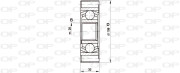 CVJ5412.20 Sada kloubů, hnací hřídel OPEN PARTS