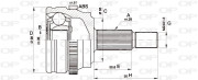 CVJ5501.10 Sada kloubů, hnací hřídel OPEN PARTS