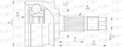 CVJ5531.10 Sada kloubů, hnací hřídel OPEN PARTS