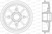 BAD9029.30 Brzdový buben OPEN PARTS