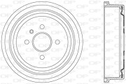 BAD9037.20 Brzdový buben OPEN PARTS