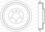 BAD9049.10 Brzdový buben OPEN PARTS