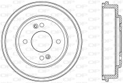 BAD9082.10 Brzdový buben OPEN PARTS
