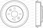 BAD9085.10 Brzdový buben OPEN PARTS