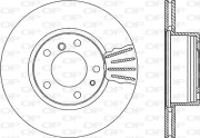 BDA1087.20 Brzdový kotouč OPEN PARTS