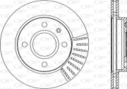 BDA1176.20 Brzdový kotouč OPEN PARTS