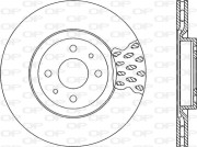 BDA1231.20 Brzdový kotouč OPEN PARTS