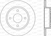 BDA1395.10 Brzdový kotouč OPEN PARTS