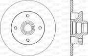 BDA1583.10 OPEN PARTS brzdový kotúč BDA1583.10 OPEN PARTS