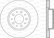 BDA1611.20 Brzdový kotouč OPEN PARTS