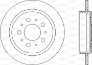 BDA1612.10 Brzdový kotouč OPEN PARTS