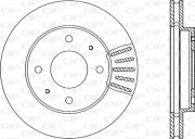 BDA1794.20 Brzdový kotouč OPEN PARTS