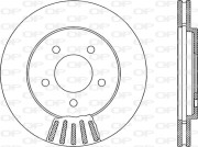 BDA1871.20 Brzdový kotouč OPEN PARTS