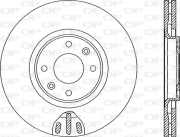 BDA2068.20 Brzdový kotouč OPEN PARTS