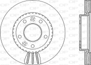 BDA2137.20 Brzdový kotouč OPEN PARTS