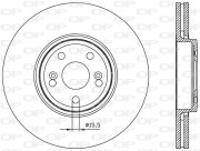 BDA2452.20 Brzdový kotouč OPEN PARTS