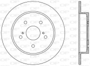 BDA2567.10 Brzdový kotouč OPEN PARTS