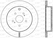 BDA2568.20 Brzdový kotouč OPEN PARTS