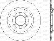 BDR1003.10 Brzdový kotouč OPEN PARTS