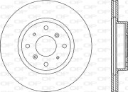 BDR1052.20 OPEN PARTS brzdový kotúč BDR1052.20 OPEN PARTS