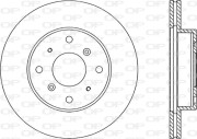 BDR1053.20 Brzdový kotouč OPEN PARTS