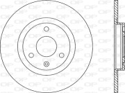 BDR1108.10 Brzdový kotouč OPEN PARTS