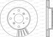 BDR1217.20 Brzdový kotouč OPEN PARTS