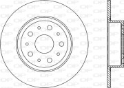 BDR1234.10 Brzdový kotouč OPEN PARTS