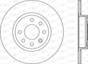 BDR1606.10 Brzdový kotouč OPEN PARTS