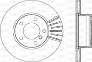 BDR1669.20 OPEN PARTS brzdový kotúč BDR1669.20 OPEN PARTS