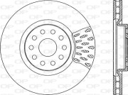 BDR1737.20 Brzdový kotouč OPEN PARTS