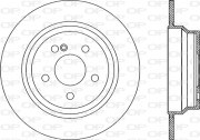 BDR1995.10 Brzdový kotouč OPEN PARTS