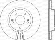 BDR2115.20 Brzdový kotouč OPEN PARTS