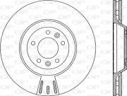 BDR2159.20 Brzdový kotouč OPEN PARTS