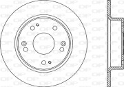 BDR2185.10 Brzdový kotouč OPEN PARTS