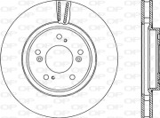 BDR2202.20 Brzdový kotouč OPEN PARTS